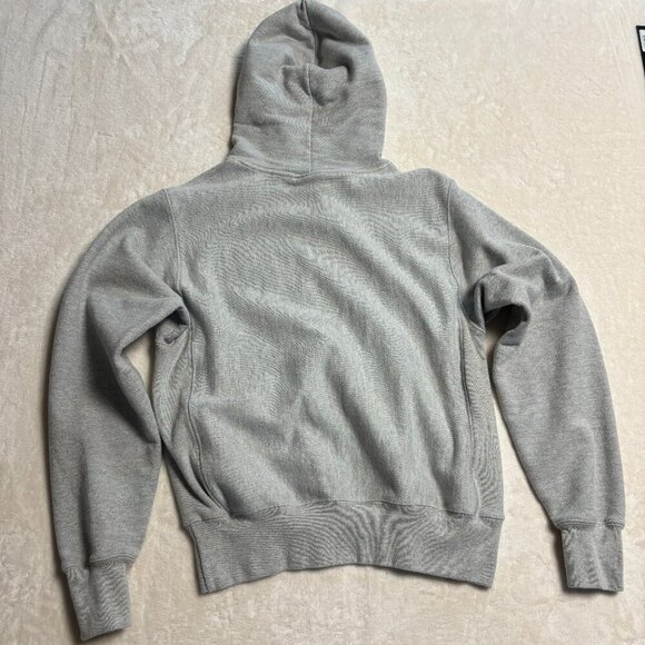 Champion Mens Reverse Weave‎ Hoodie Small Pullover Grey with Gold Lettering - Picture 10 of 13
